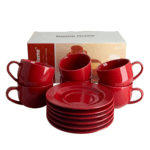 Dannyhome Чашка с блюдцем DH-SYP41-08 (6 шт, 220ml, керамика) — изображение 2