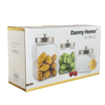Dannyhome Контейнер для сыпучих DH-SD-016 (набор/3 пр) — изображение 3