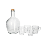 Dannyhome Банка + бокалы DH-SD-013 (5 предметов)