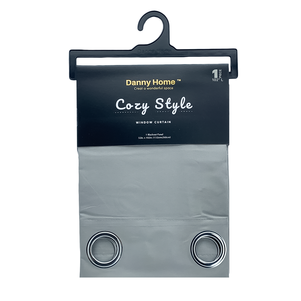 CL16-03 (1) Dannyhome Шторы для окон DH-CL16-03 (GREY 260*132 см) — изображение 1