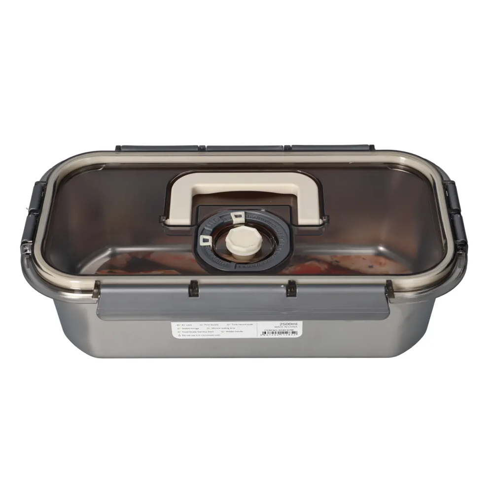 SS40-02M Dannyhome Ланч-бокс DH-SS40-02M (1 шт /2500 мл) — изображение 1