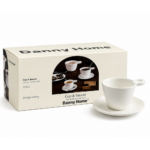 Dannyhome Чашка с блюдцем DH-BW20-51 (110 мл/набор)