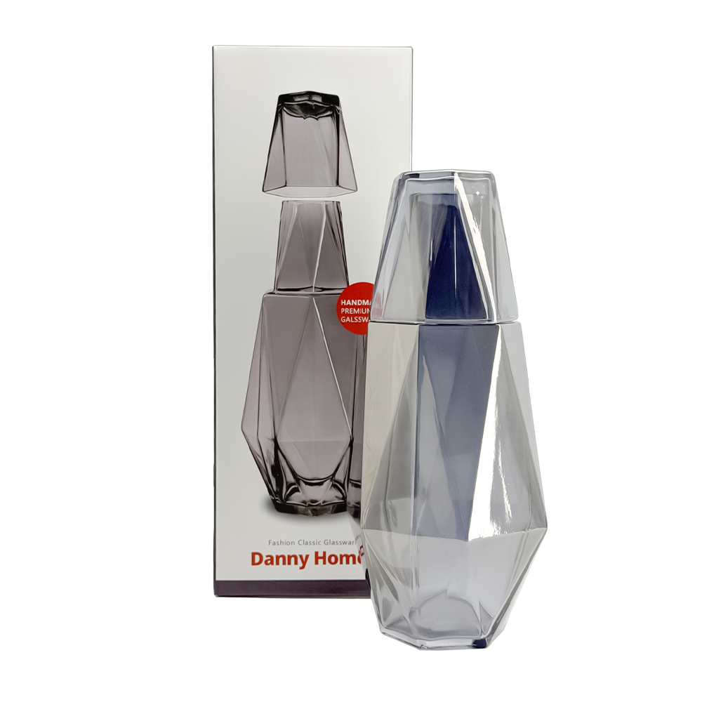 -76 Dannyhome Кувшин+стакан DH-CB-76 (стекло 1.0 л/200 мл) — изображение 1