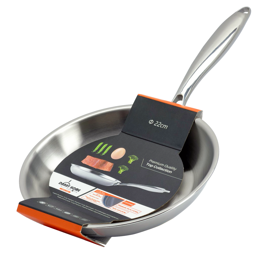 ZYB213 Dannyhome Сковорода DH-ZYB213 (22 cm 18/10) — изображение 1