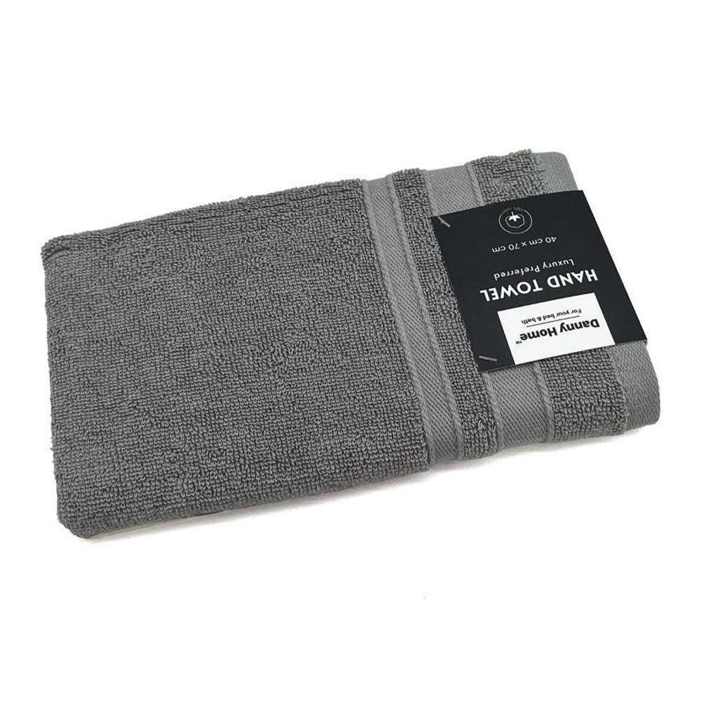 10-2D Dannyhome Полотенце для лица DH-TWE10-2D GRAY (40*70 см) — изображение 1
