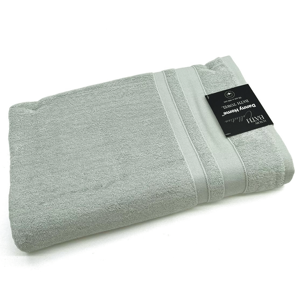 10-3A Dannyhome Полотенце банное DH-TWE10-3A GREEN (70*140 см) — изображение 1