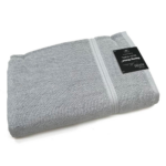 Dannyhome Полотенце банное DH-TWE12-3A LIGHT GRAY (70*140 см)