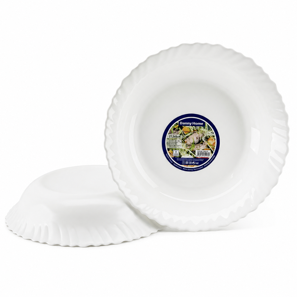 LQW110 Dannyhome Тарелка LQW110 (27.5 cм/опал) — изображение 1