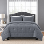 Dannyhome Спальный комплект(SINGLE) DH-Q2-1D GREY (2 ед./140*200/50*75(1) см) — изображение 2