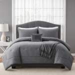 Dannyhome Спальный комплект DH-Q2-4D GREY (3 ед./260*240/50*75(2) см) — изображение 2