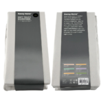 Dannyhome Простыня на резике DH-FS01-6D SILVER GREY (180*200+30 см)