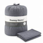Dannyhome Спальный комплект(SINGLE) DH-Q2-1D GREY (2 ед./140*200/50*75(1) см)