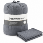 Dannyhome Спальный комплект DH-Q2-4D GREY (3 ед./260*240/50*75(2) см)