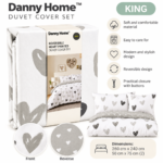 Dannyhome Спальный комплект DH-DC19-4B (3 ед./260*240/50*75(2) см) — изображение 2