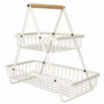 Dannyhome Корзина для фруктов DH-HO-365 WHITE (39*18*35 см)