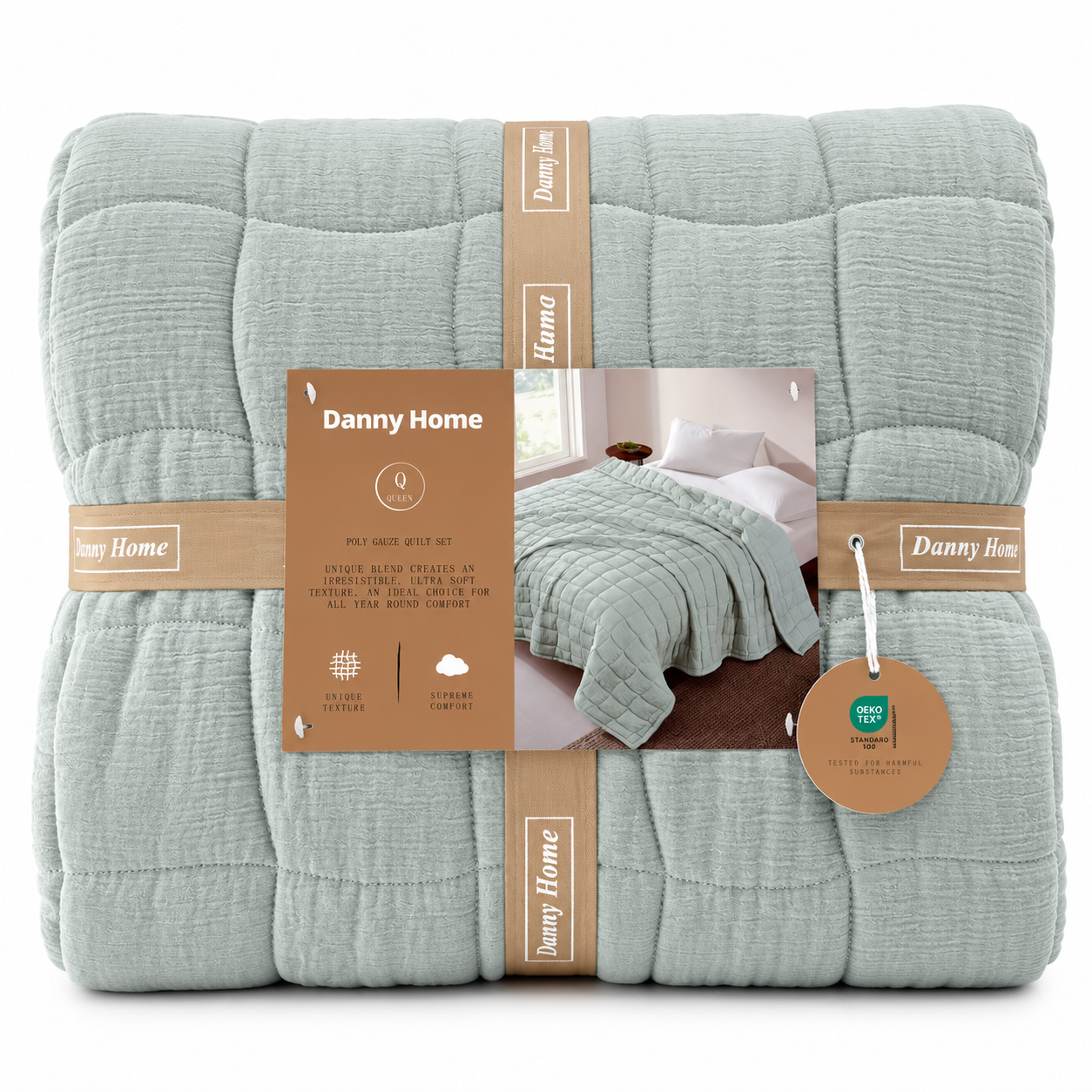 hfb18-3a-1 Dannyhome Спальный комплект DH-HFB18-3A (3 ед./230*220/50*75(2) см) — изображение 1